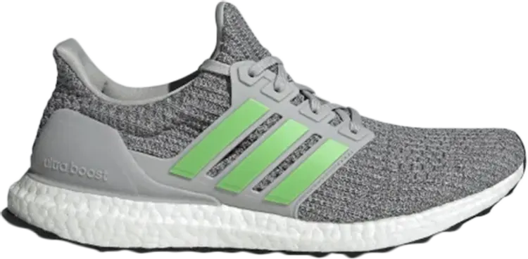 

Кроссовки Adidas UltraBoost 4.0 'Grey Lime', серый