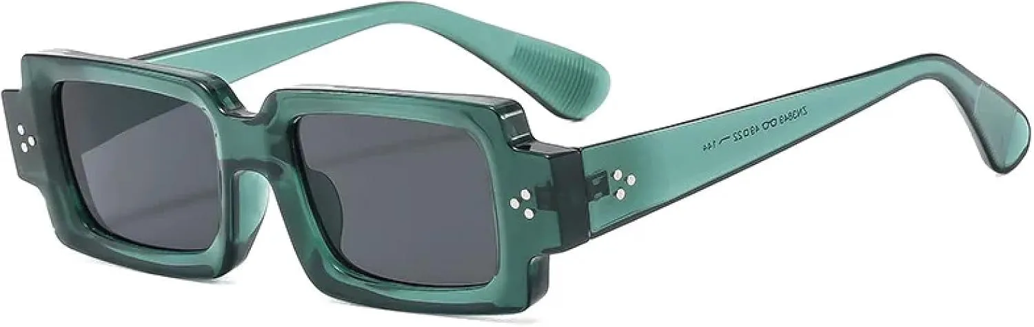 

Солнцезащитные очки с защитой от УФ-излучения UV400 | Маленький панк | Для женщин и мужчин | Для занятий спортом на открытом воздухе и вождения DSVIGF, Green-black