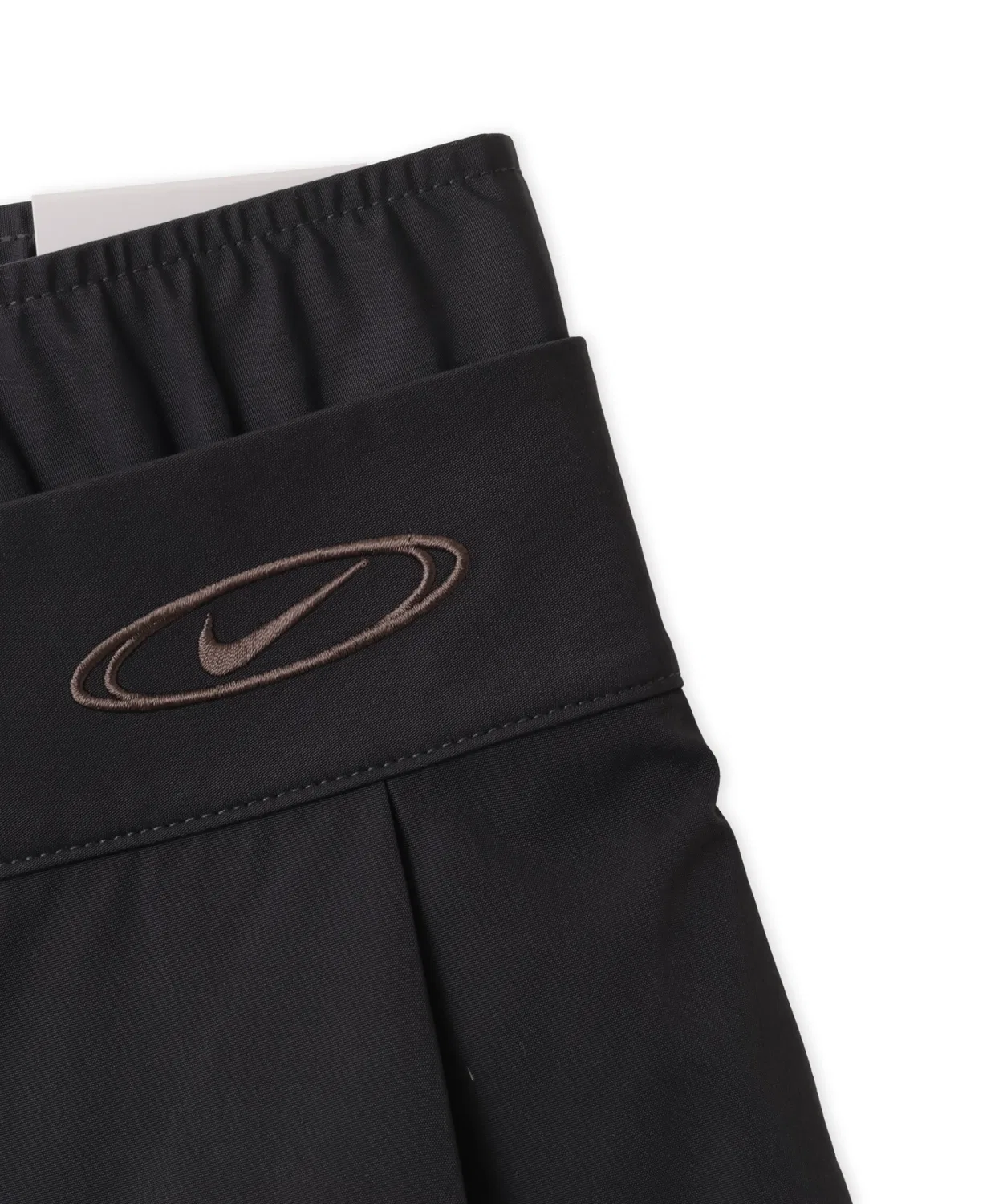 Женская мини-юбка с плиссе из тафты NIKE AS W NK Street Pleated Mini SK, Black — фото 4