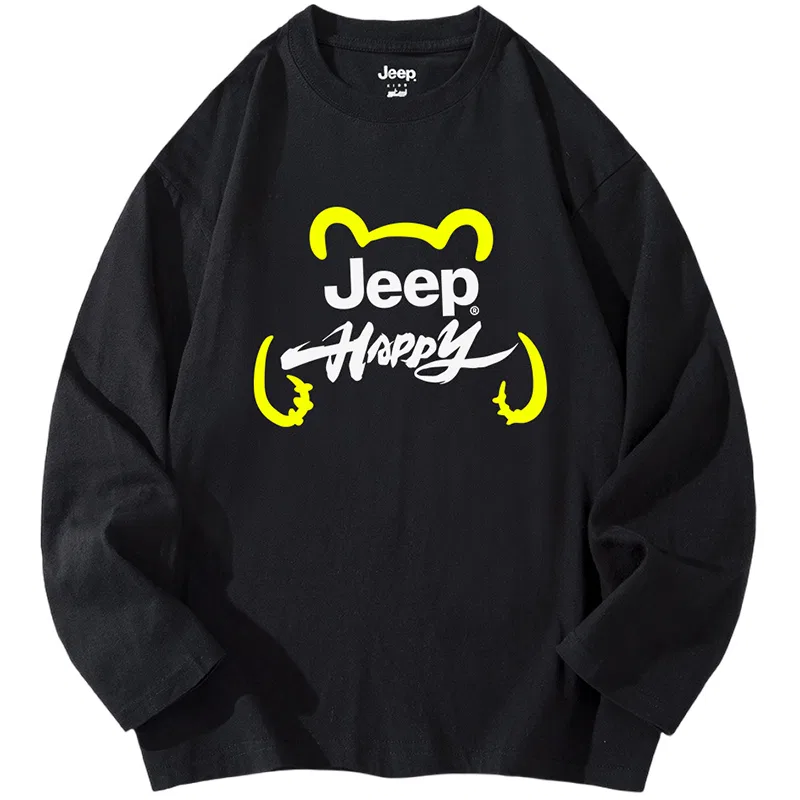 Детская футболка с круглым вырезом, хлопковая, Jeep, Sky Blue — фото 4