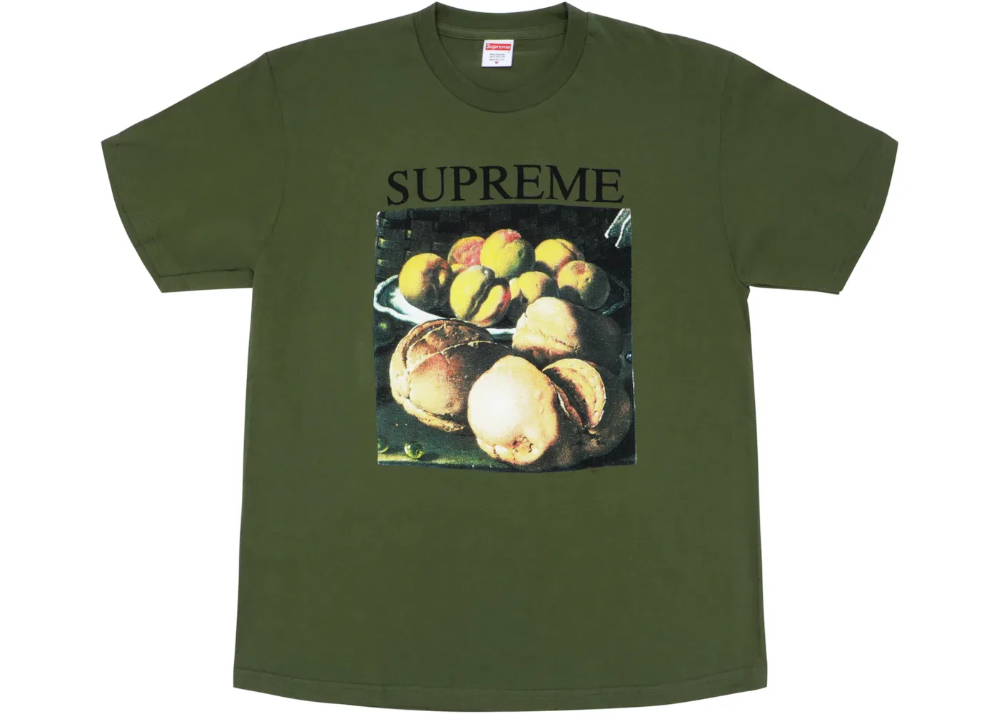 Мужская футболка с принтом Supreme Still Life Tee, Olive