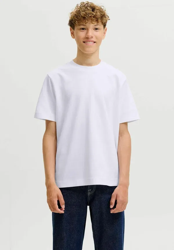 Футболка, детская футболка - базовая футболка Jack & Jones Junior, белый — фото 2