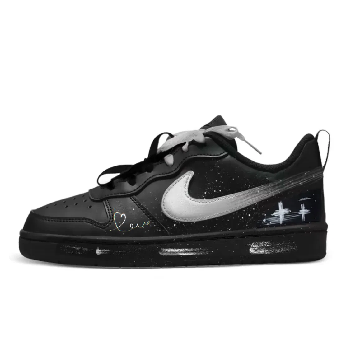 Детские кроссовки для скейтбординга с кожаным верхом, Court Borough, Nike