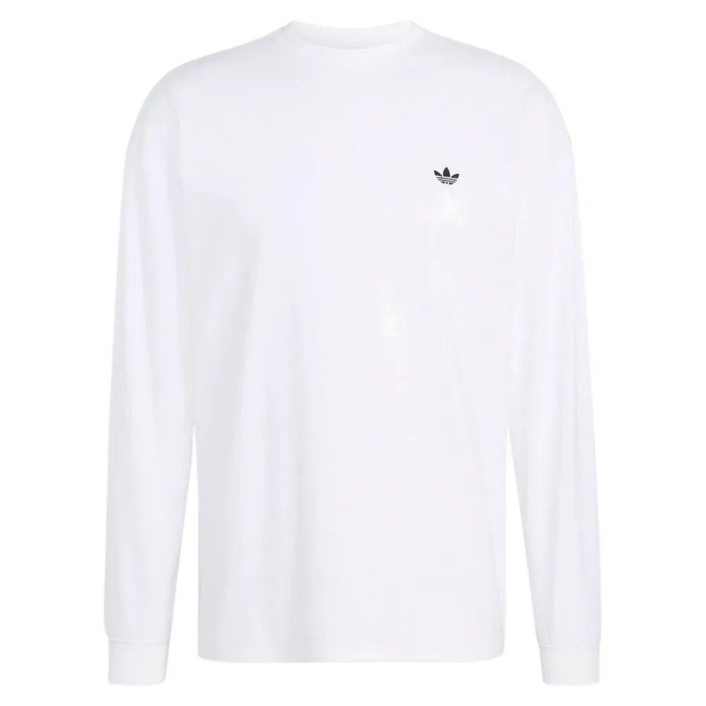 Футболка с длинным рукавом Trefoil Essentials Adidas Originals, белый — фото 3