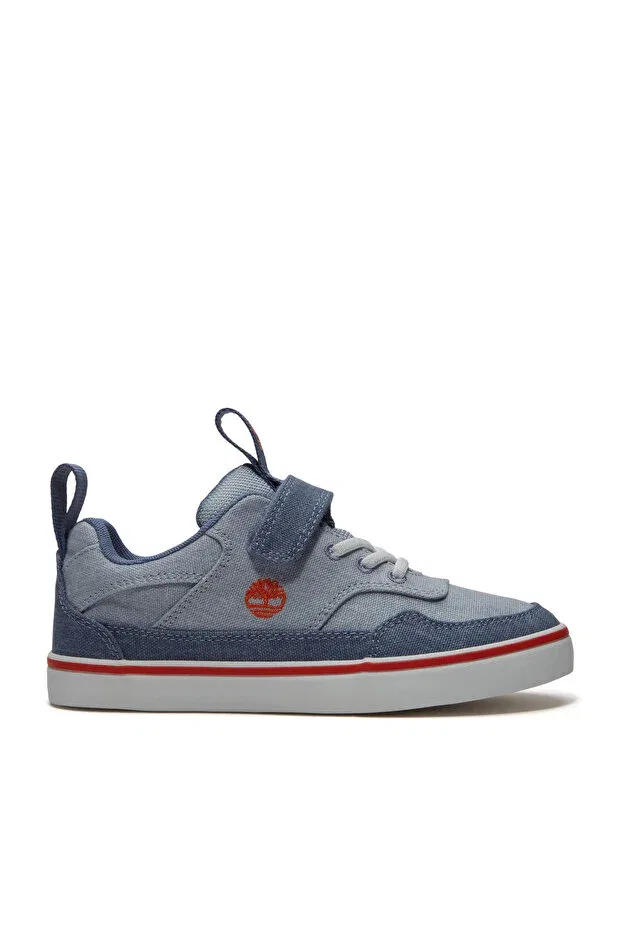 Детские кеды для девочек с текстурированным верхом Timberland, Lt Blue Canvas