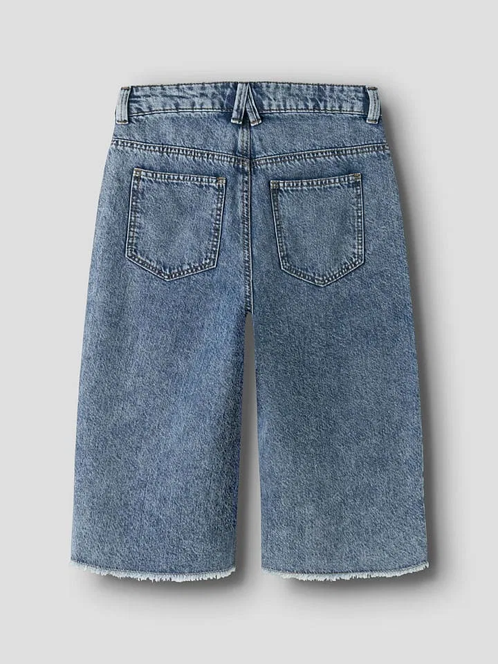 Шорты-бермуды джинсовые Bella Name It, синий — фото 3