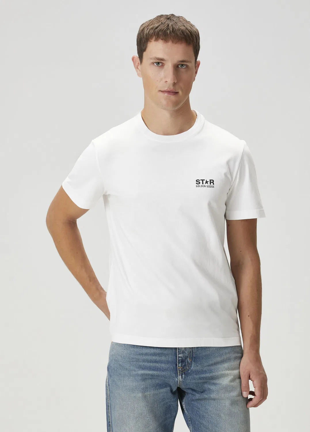 Футболка Regular Fit Star Golden Goose, siyah-beyaz