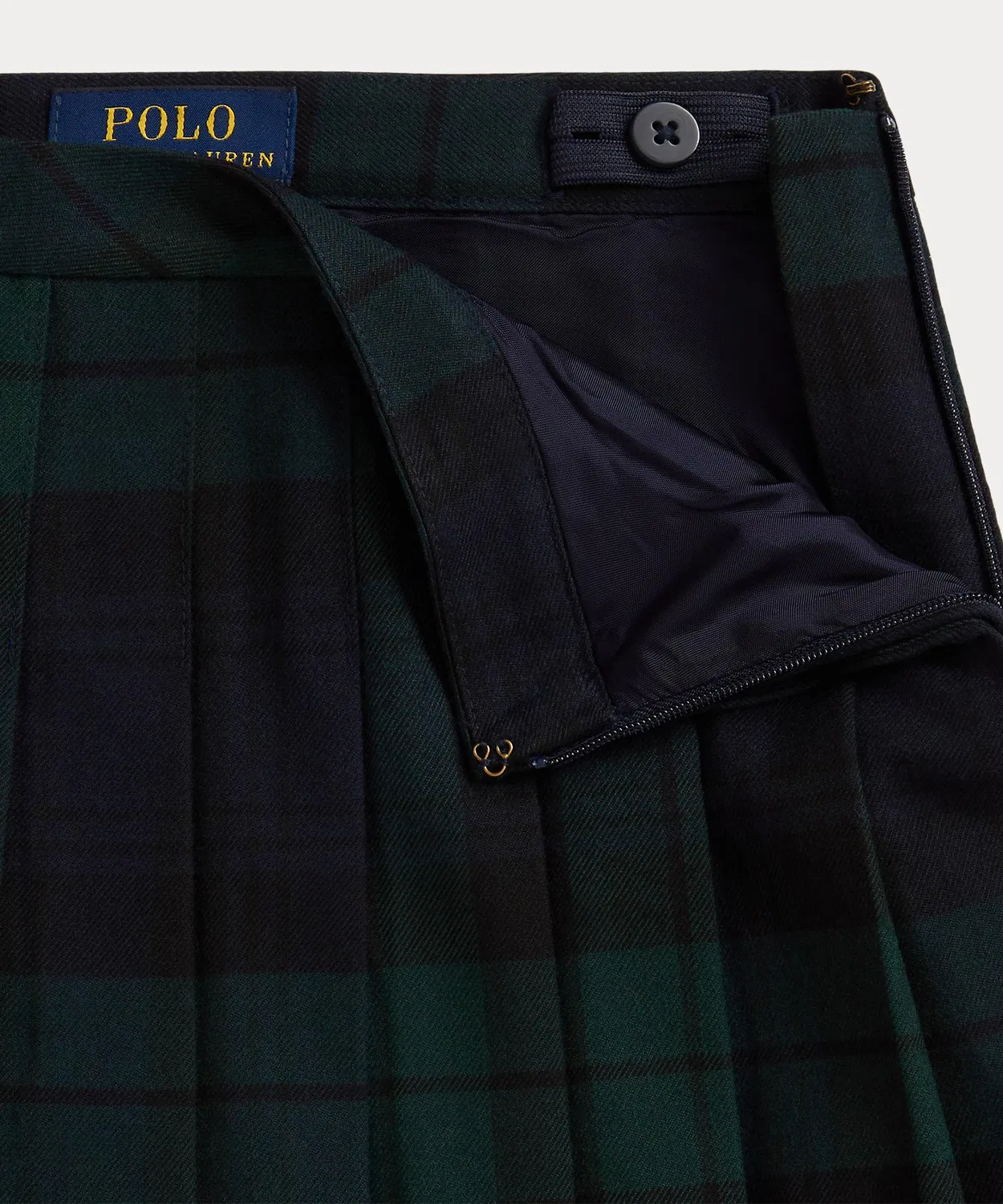 Детская юбка с принтом POLO RALPH LAUREN CHILDRENSWEAR, Черный — фото 3
