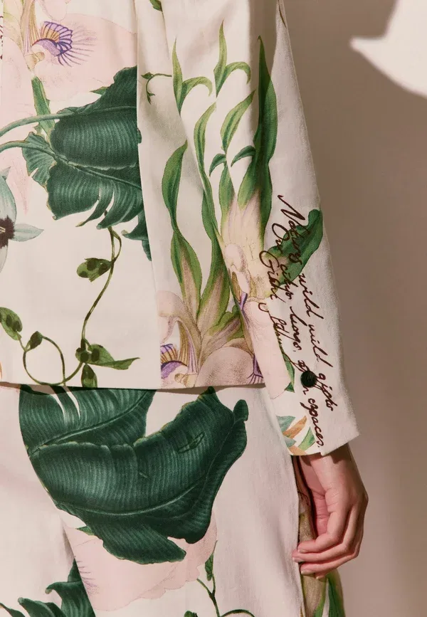 Блейзер с цветочным принтом Blazer Next floral print — фото 2