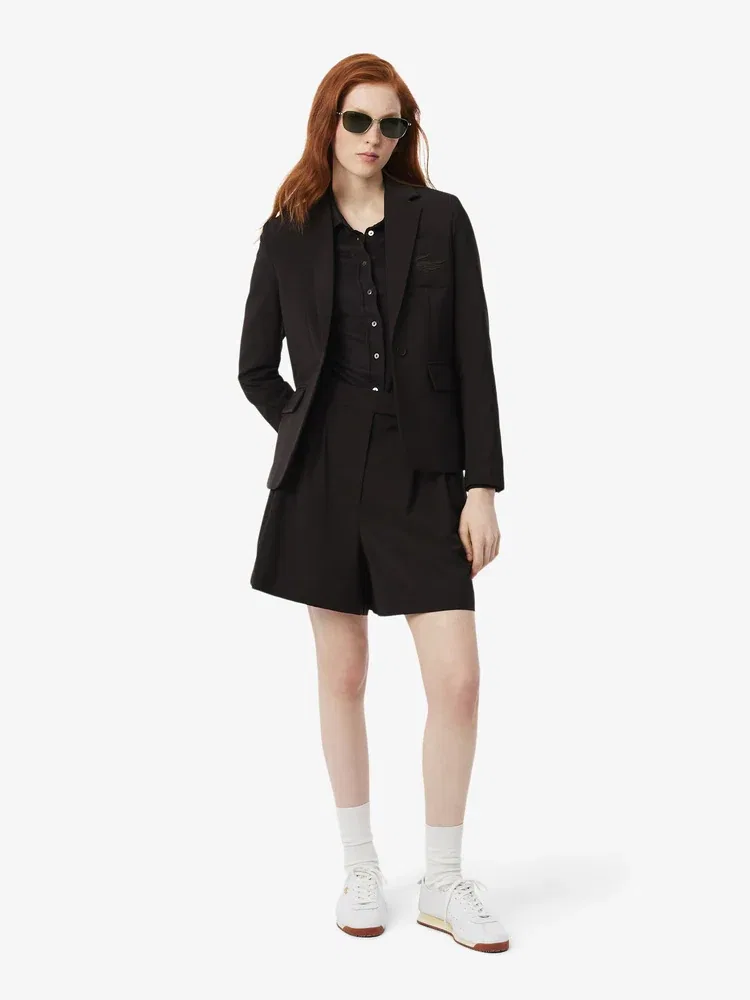 Футболка с длинным рукавом LACOSTE Shiny Pique, Brown — фото 4