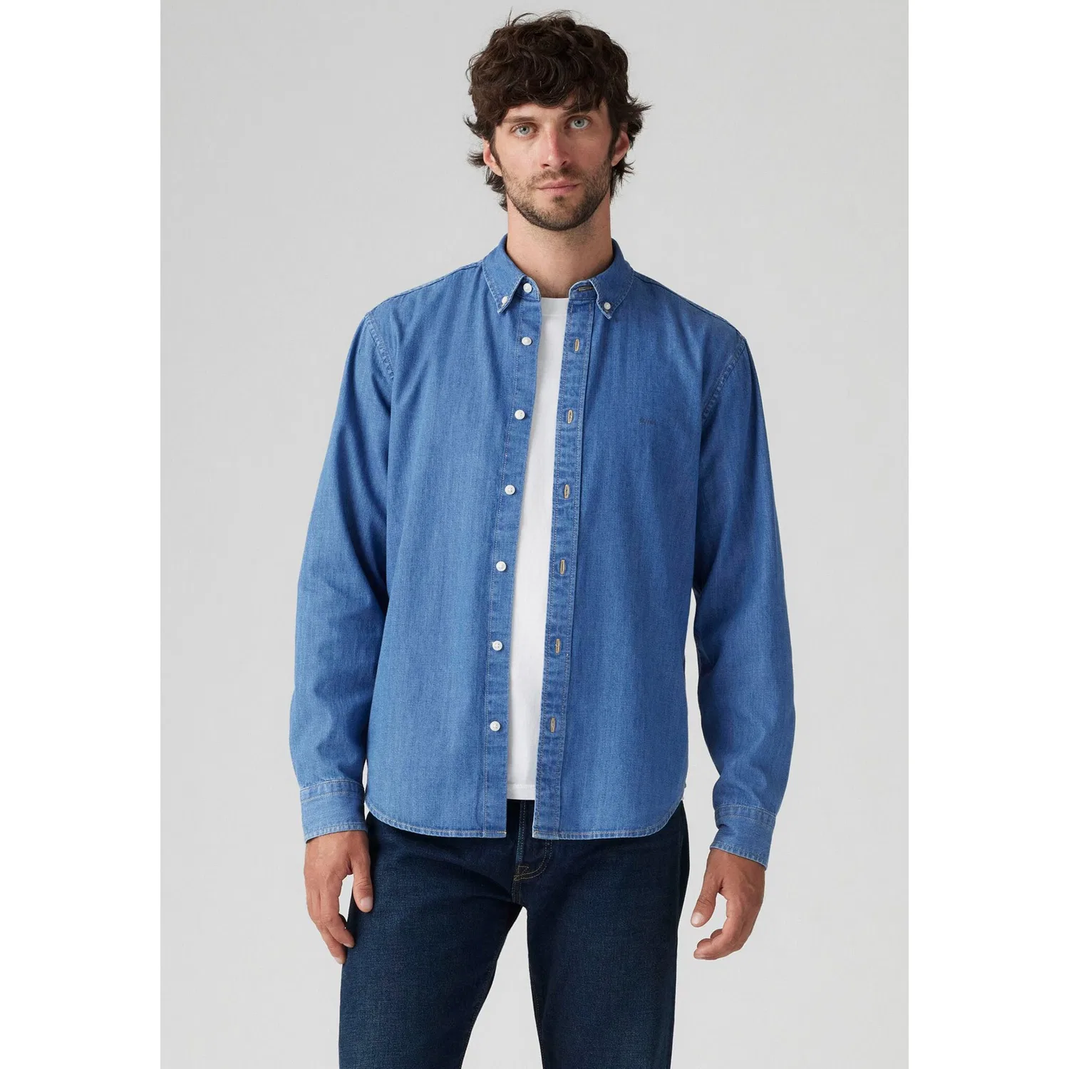 Мужская рубашка с длинным рукавом AUTHENTIC BUTTON DOWN Levi's, Woodrow Mid Wash