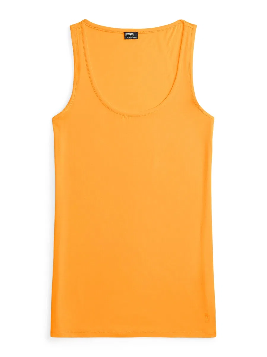 Топ Polo Ralph Lauren 'Midnight Sheer' оранжевого цвета