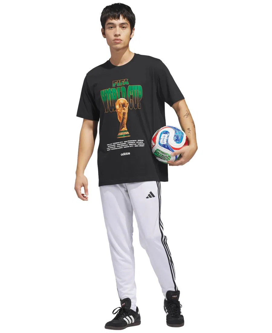 Футболка с графическим принтом World Cup 26 Tour adidas, Black — фото 2