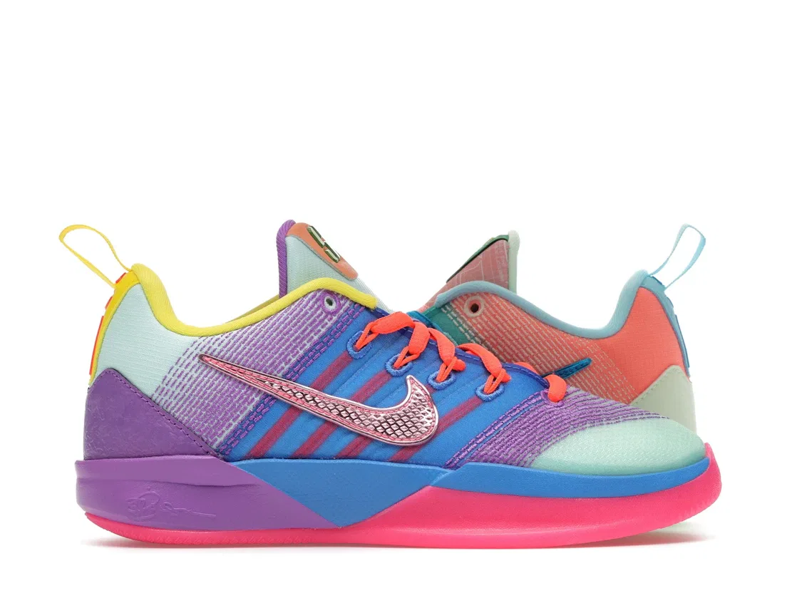 Детские кроссовки баскетбольные Nike Sabrina 3, Igloo/Hot Lava/Blue Crystal/Light Atomic Pink/Dynamic Turquoise/Hyper Pink