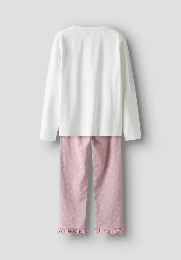 Комплект пижамы с принтом Nightset long sleeved Name It, Keepsake Lilac, сиреневый/мятный — фото 3