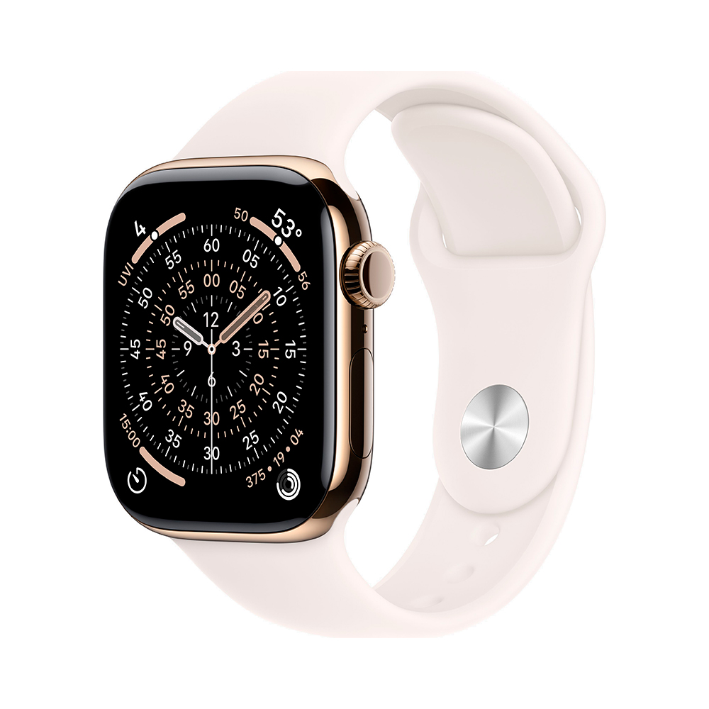 

Умные часы Apple Watch Series 11 (GPS+Cellular), 42 мм, Gold Titanium Case/Light Blush Sport Band - M/L, Золотой, Умные часы Apple Watch Series 11 (GPS+Cellular), 42 мм, Gold Titanium Case/Light Blush Sport Band - M/L