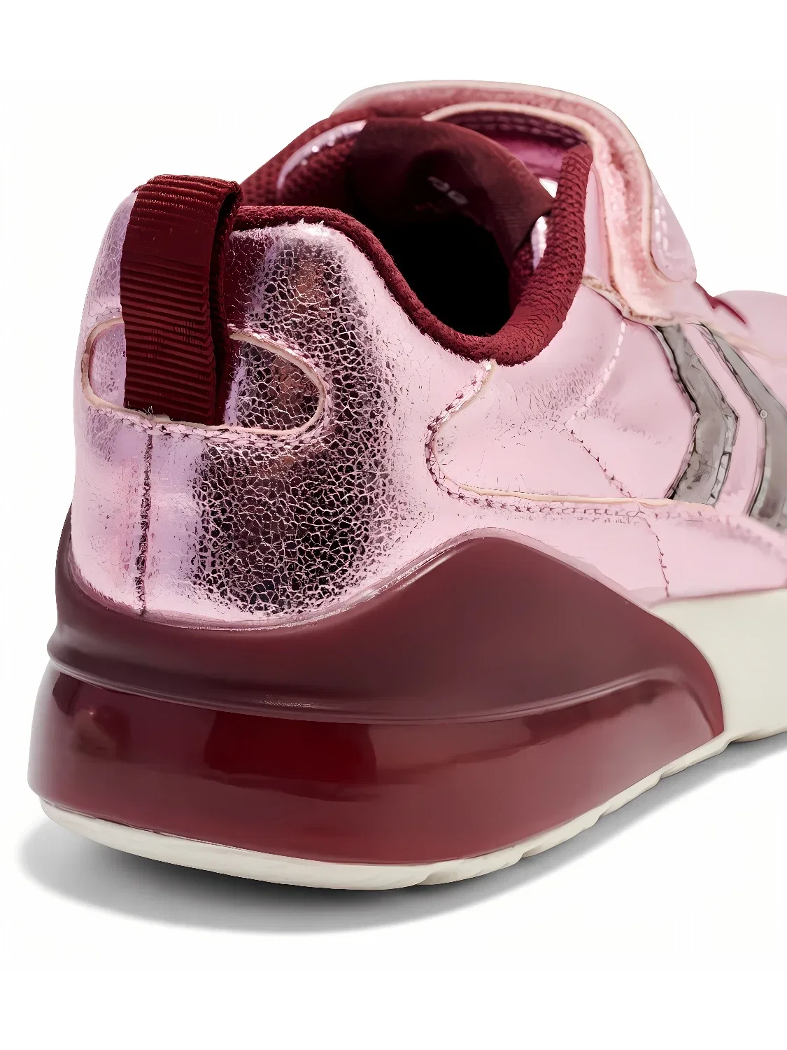 Кроссовки спортивные детские с блеском Daylight Glitter Jr Hummel, розовый — фото 3