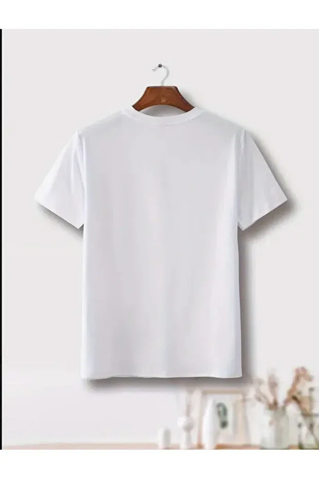 Детская футболка с принтом Unisex Character Stitch Baxia, White — фото 2