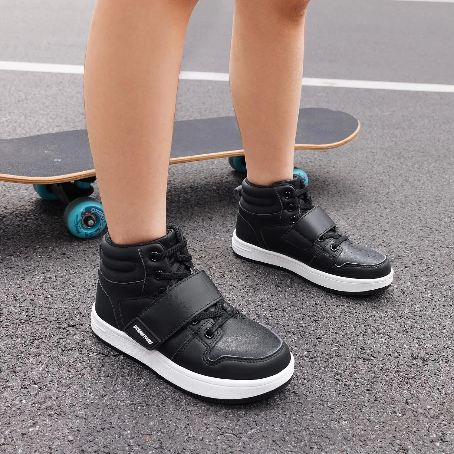 Детские кроссовки высокие LilLegends Skyhigh DREAM PAIRS, Black — фото 2