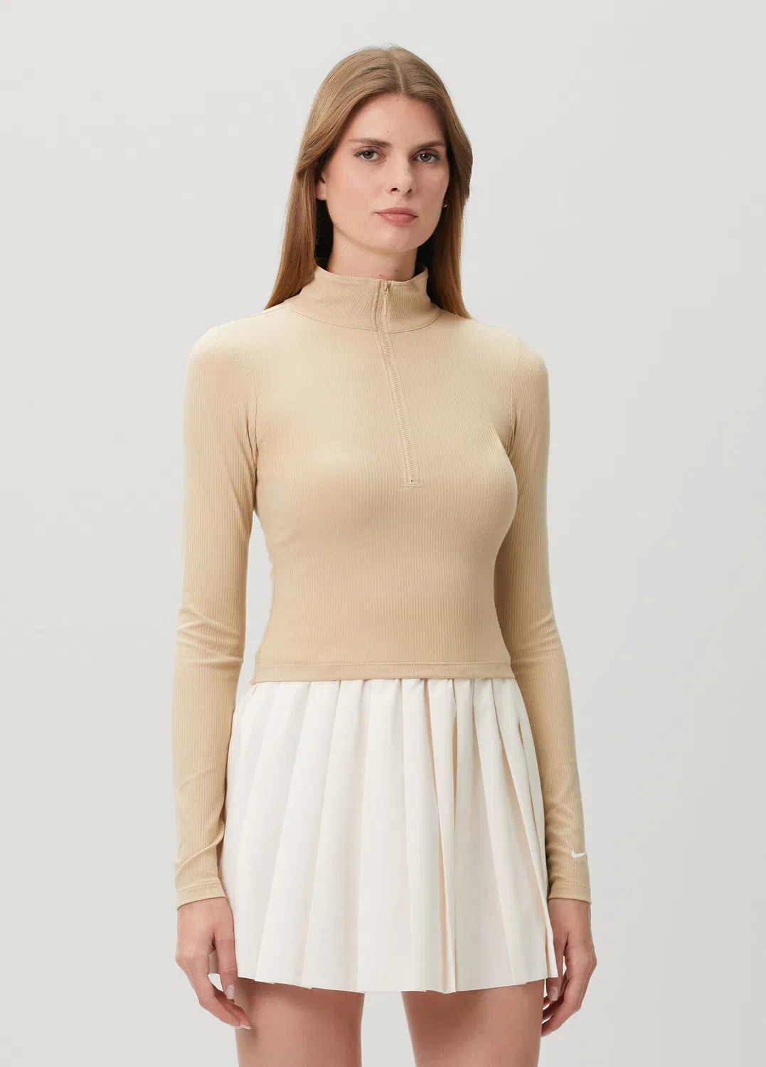Футболка Nike Bej T-Shirt, Brown — фото 3