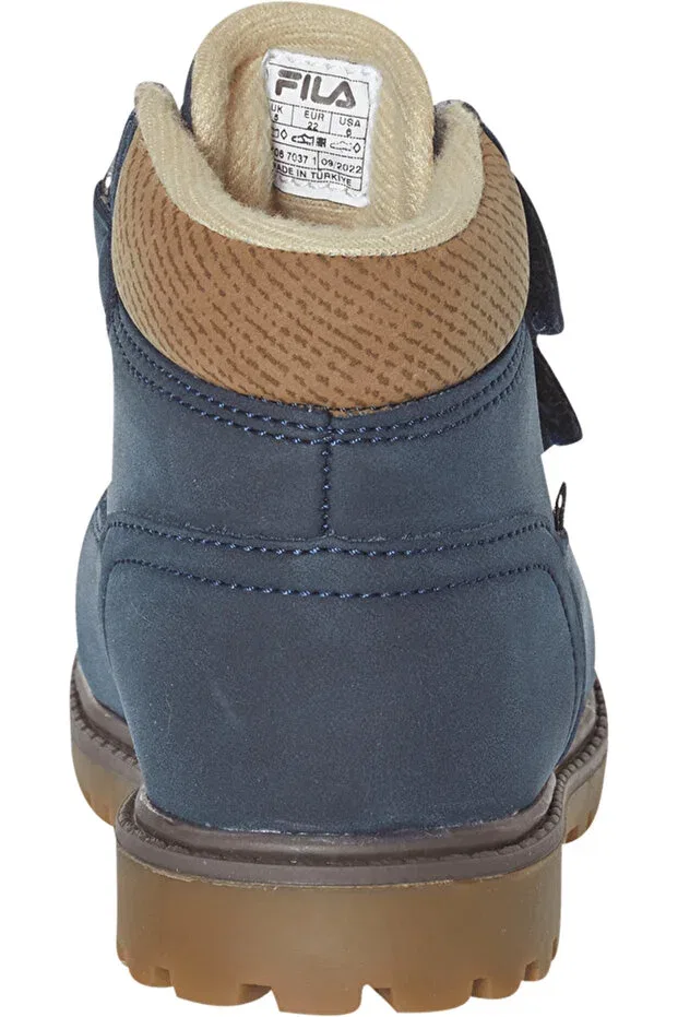 Детские ботинки для девочек с текстурным рисунком Fila, Navy Blue — фото 3