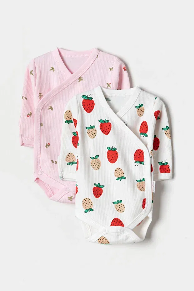 Детское боди-комплект с длинным рукавом Krazber, Pink-Cream