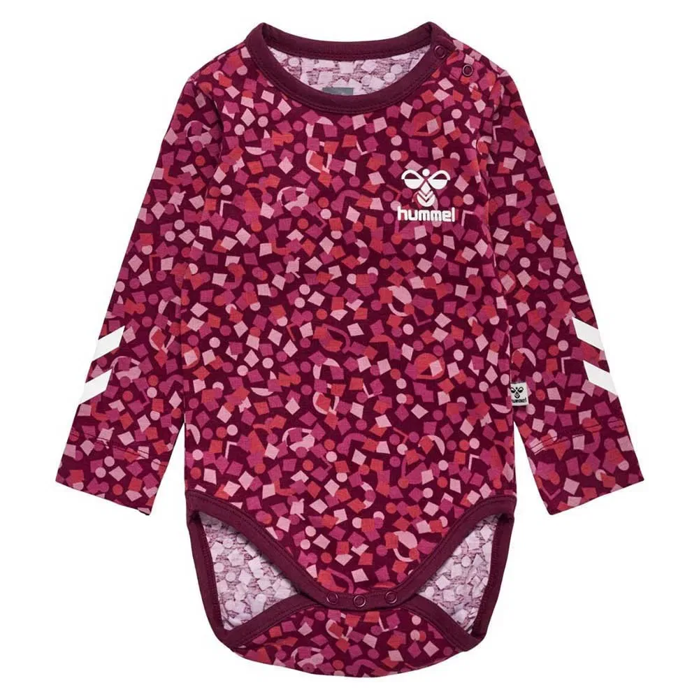 Боди с длинным рукавом Confetti Hummel, красный