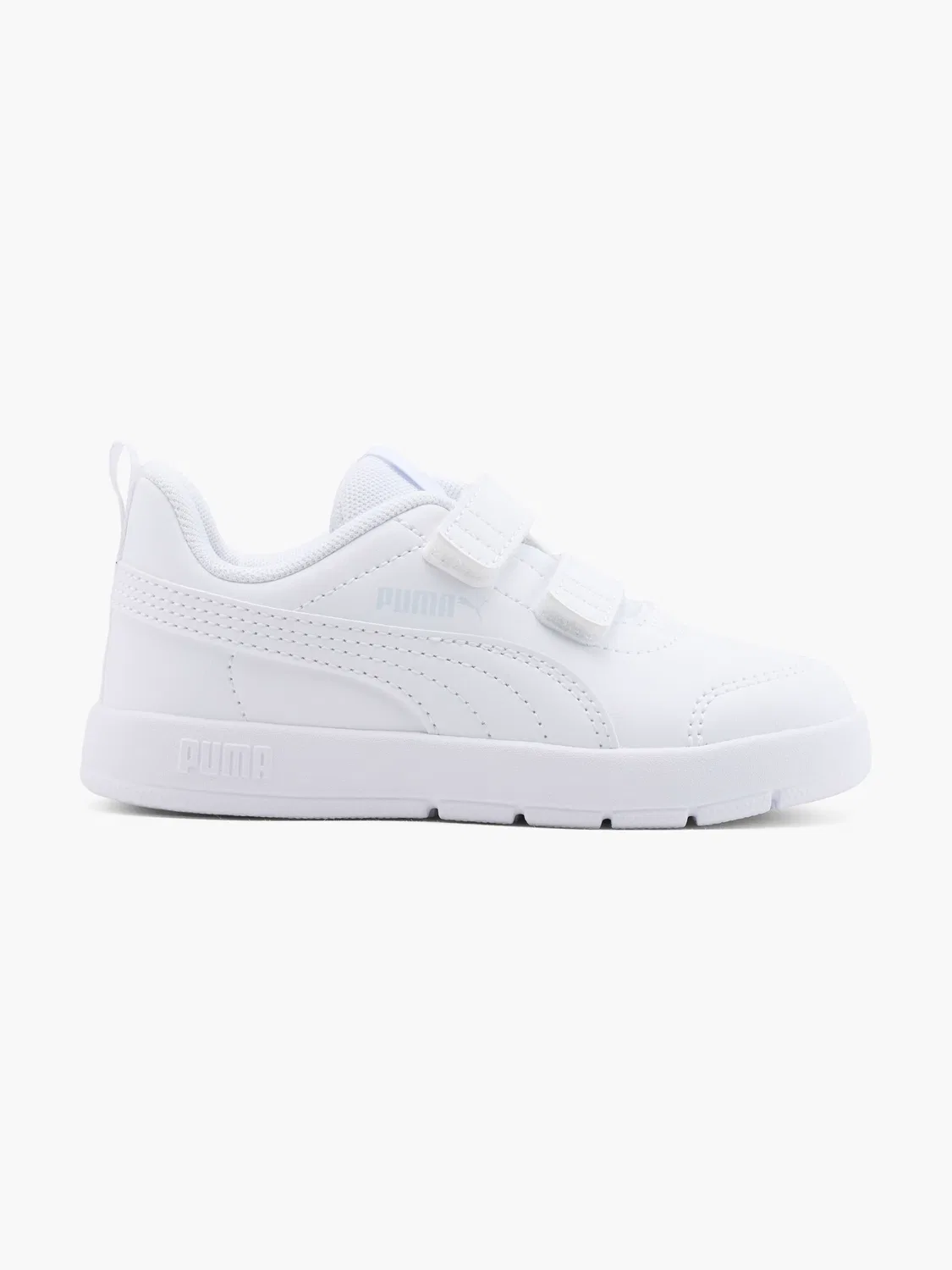 Детские кроссовки с липучками PUMA Courtflex V3 V Inf, белый