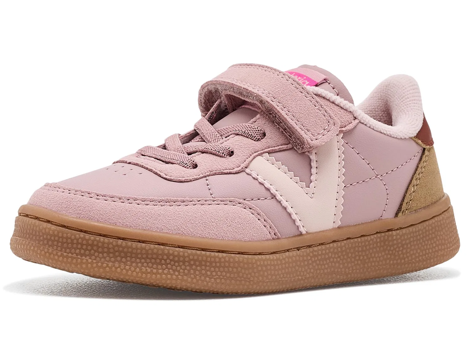 Кроссовки Oslo Leather Effect & Contract (для малышей, маленьких и больших детей) Victoria Kids, Nude
