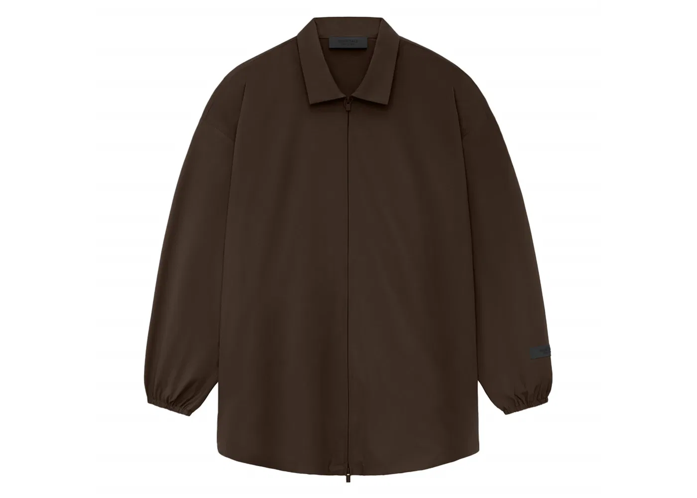Мужская рубашка-оверсайз из нейлона Core Collection Overshirt Fear of God, Wood