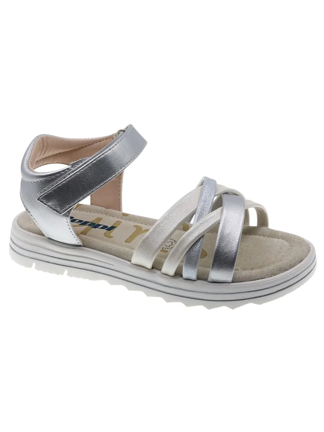 Сандалии Beppi Casual Sandal серебристого цвета