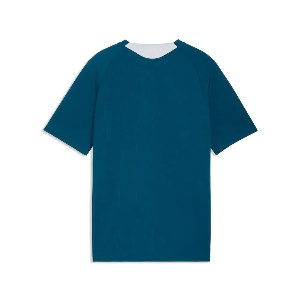 Футболка тренировочная Fpf Training Jersey JR Puma, синий — фото 2