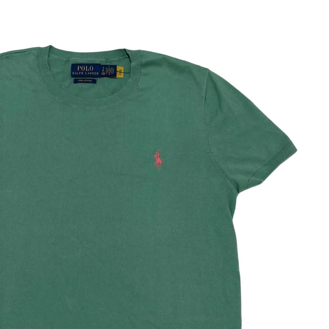 Женский свитер с круглым вырезом, зеленый, Polo Ralph Lauren, Green — фото 4