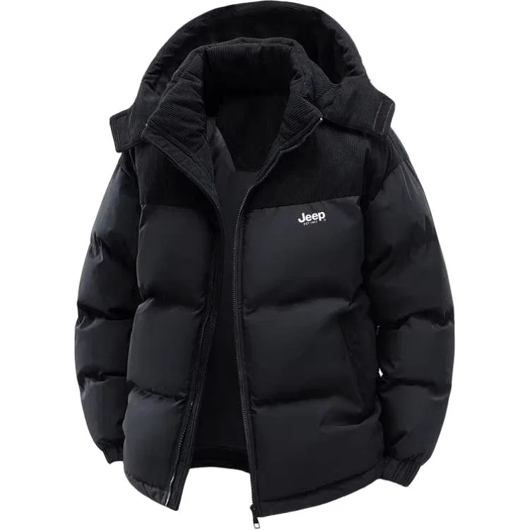 Детский пуховик с капюшоном, модель Jeep, Black