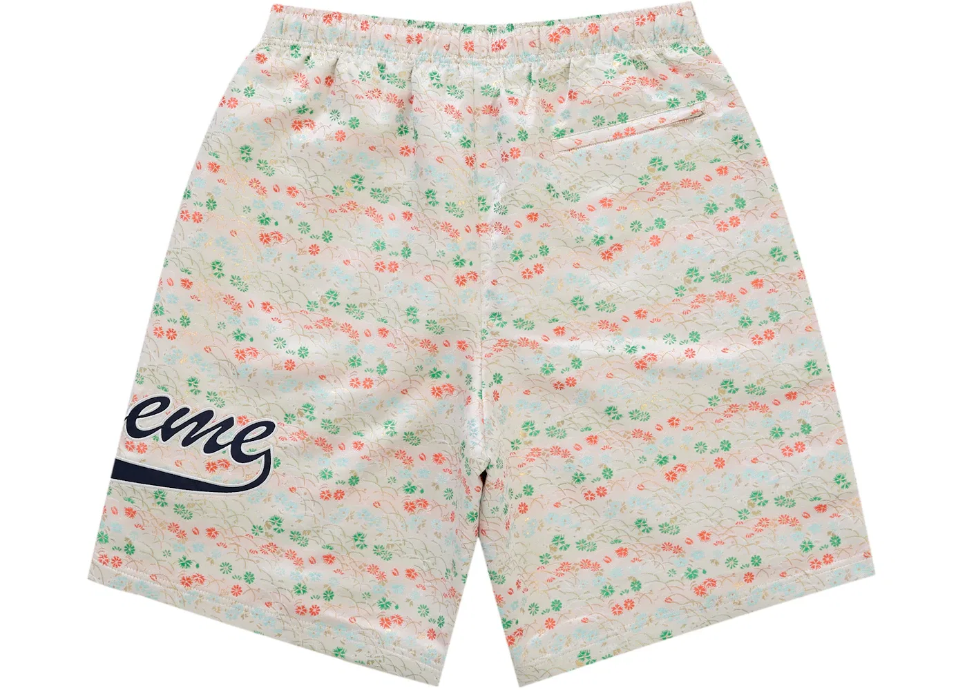 Мужские шорты с цветочным жаккардом Supreme Short, White — фото 3