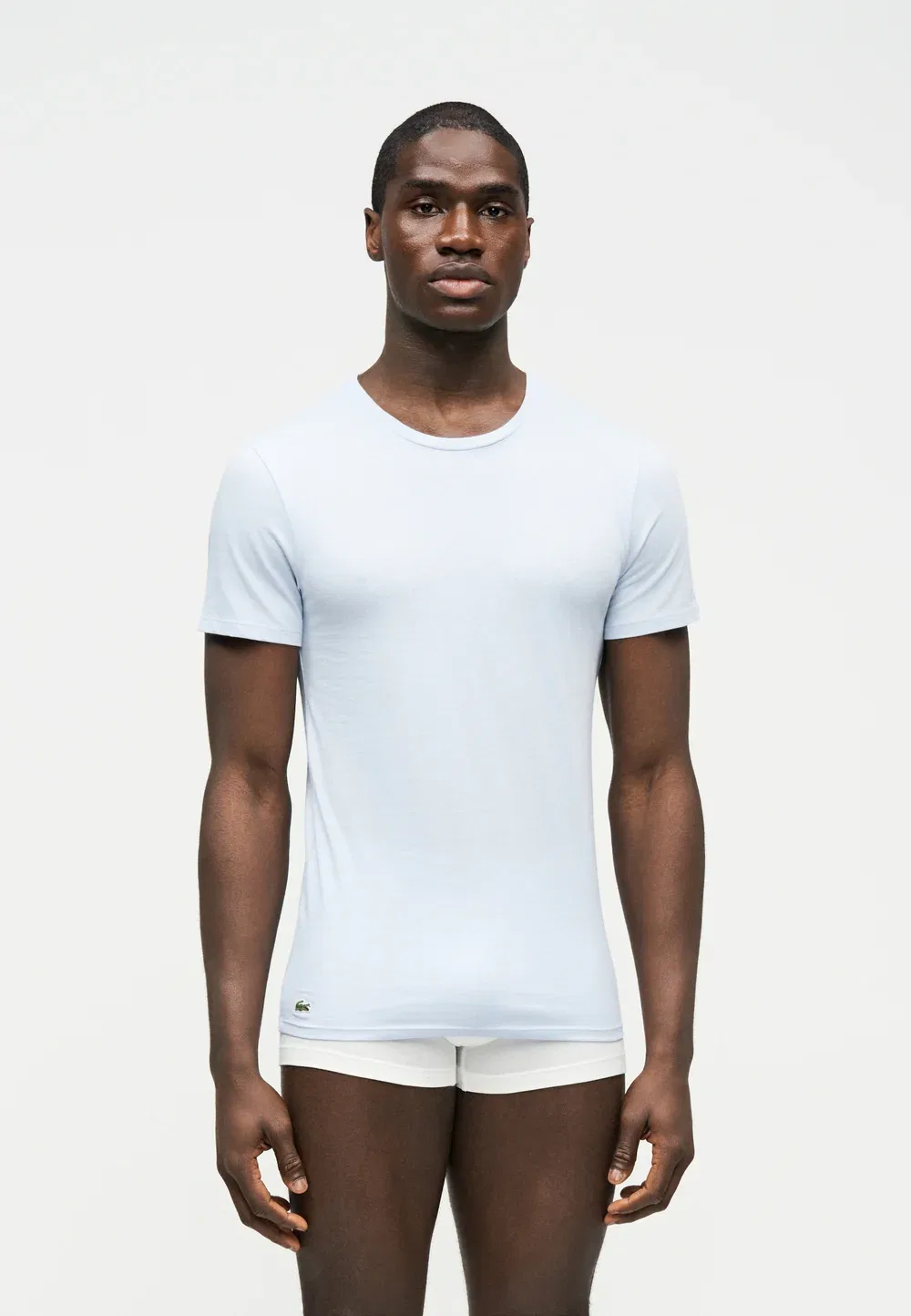 3 комплекта - майка Lacoste, White/Phoenix Blue/Abyss — фото 3
