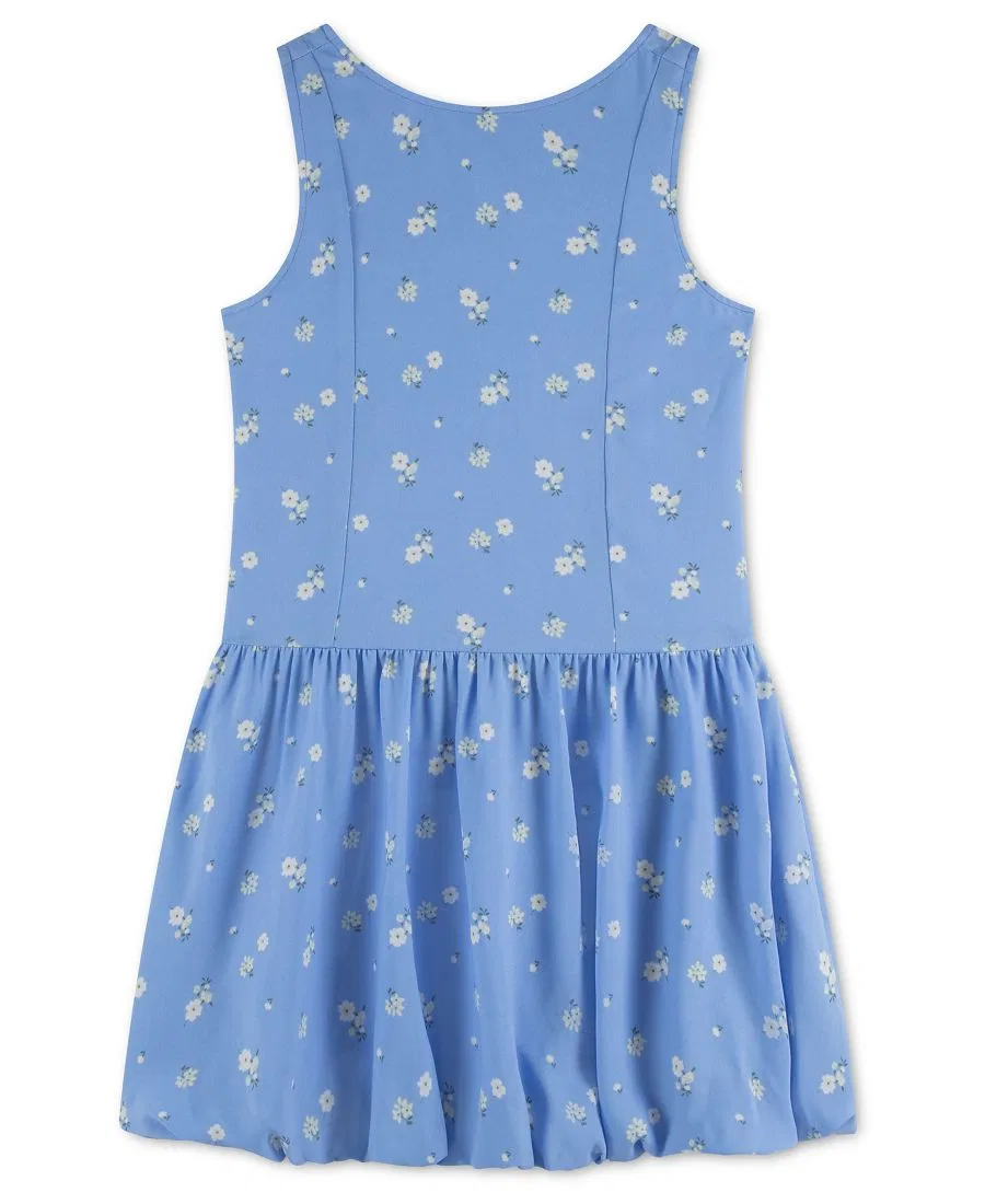 Платье без рукавов с рюшами Abercrombie Kids, Blue
