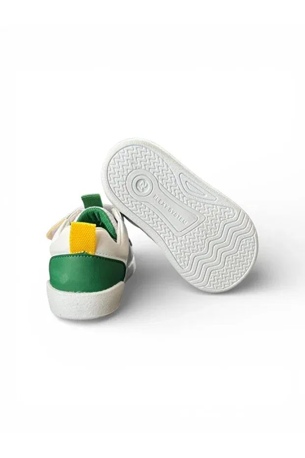 Детские туфли для девочек без каблука Macco Shoes, Green — фото 4
