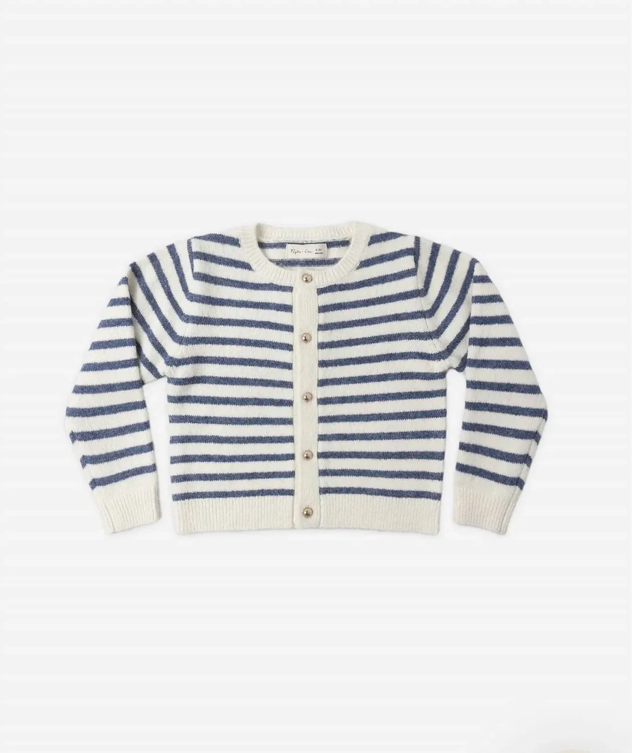 Детский кардиган с длинным рукавом в полоску Maritime Stripe Rylee + Cru, Maritime Stripe