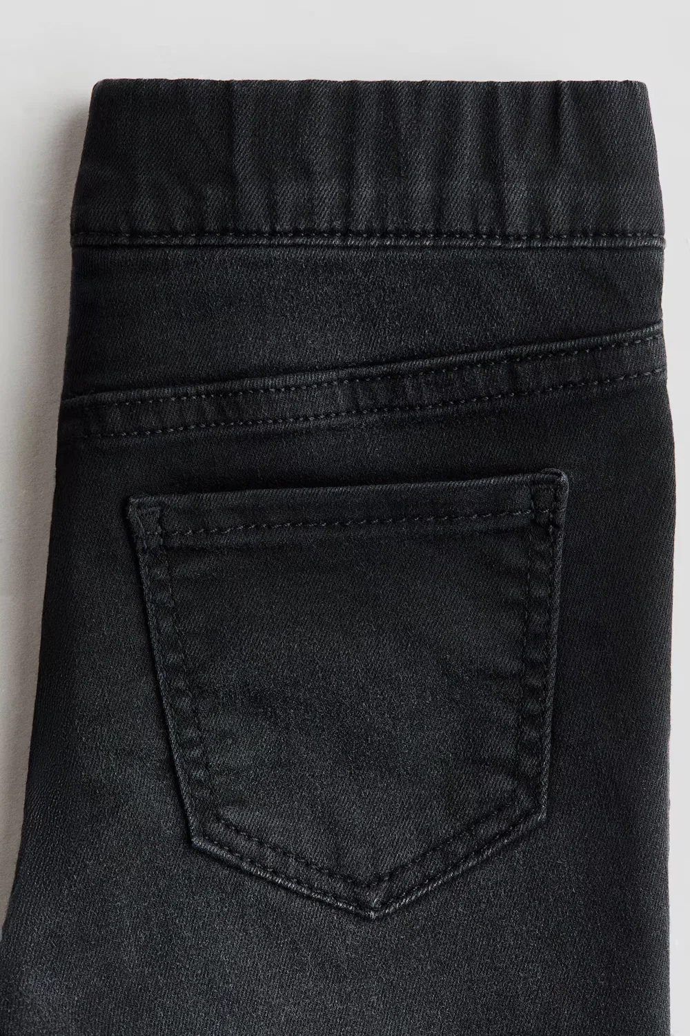Джинсы-Клеш из суперэластичной ткани H&M, Denimschwarz — фото 2