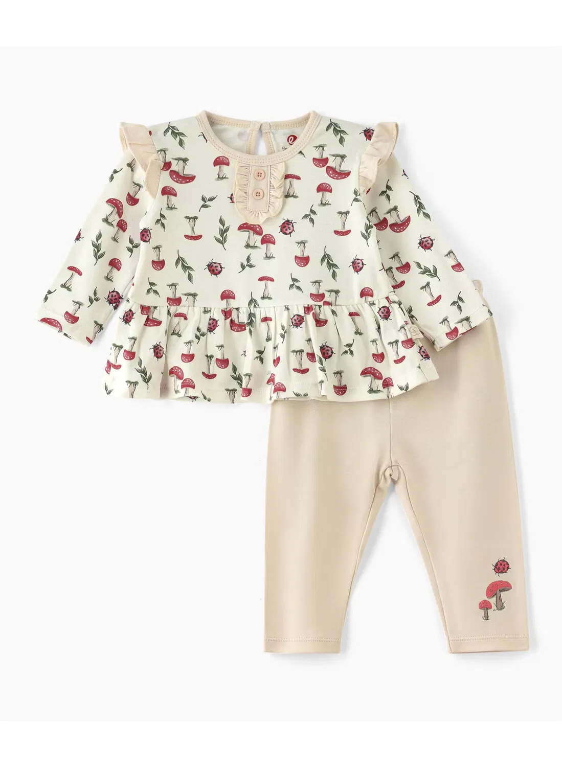 Комплект для новорожденных из хлопка 2 предмета Elegant Kids, мультиколор