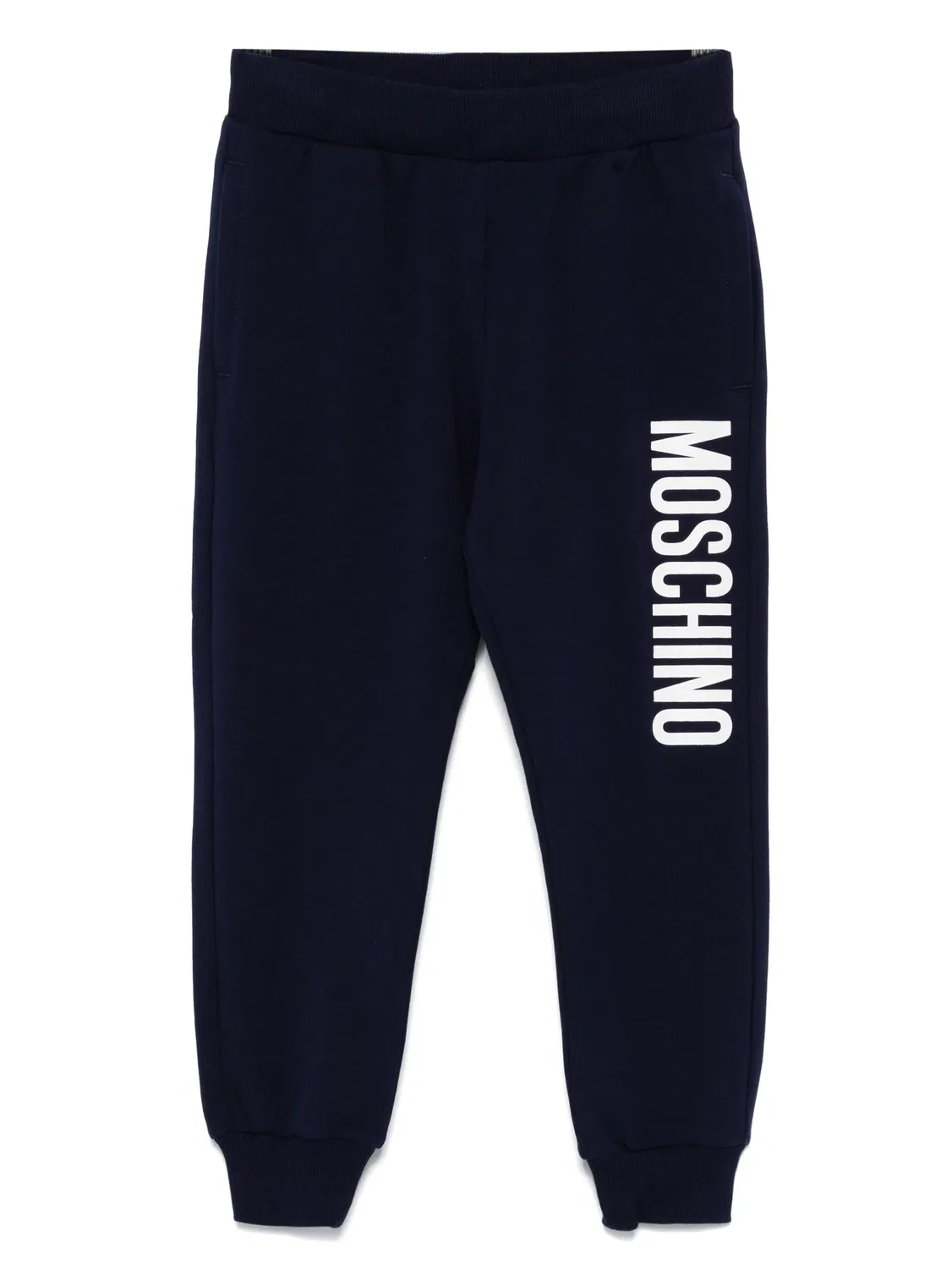 Спортивные штаны с логотипом Moschino, темно-синий