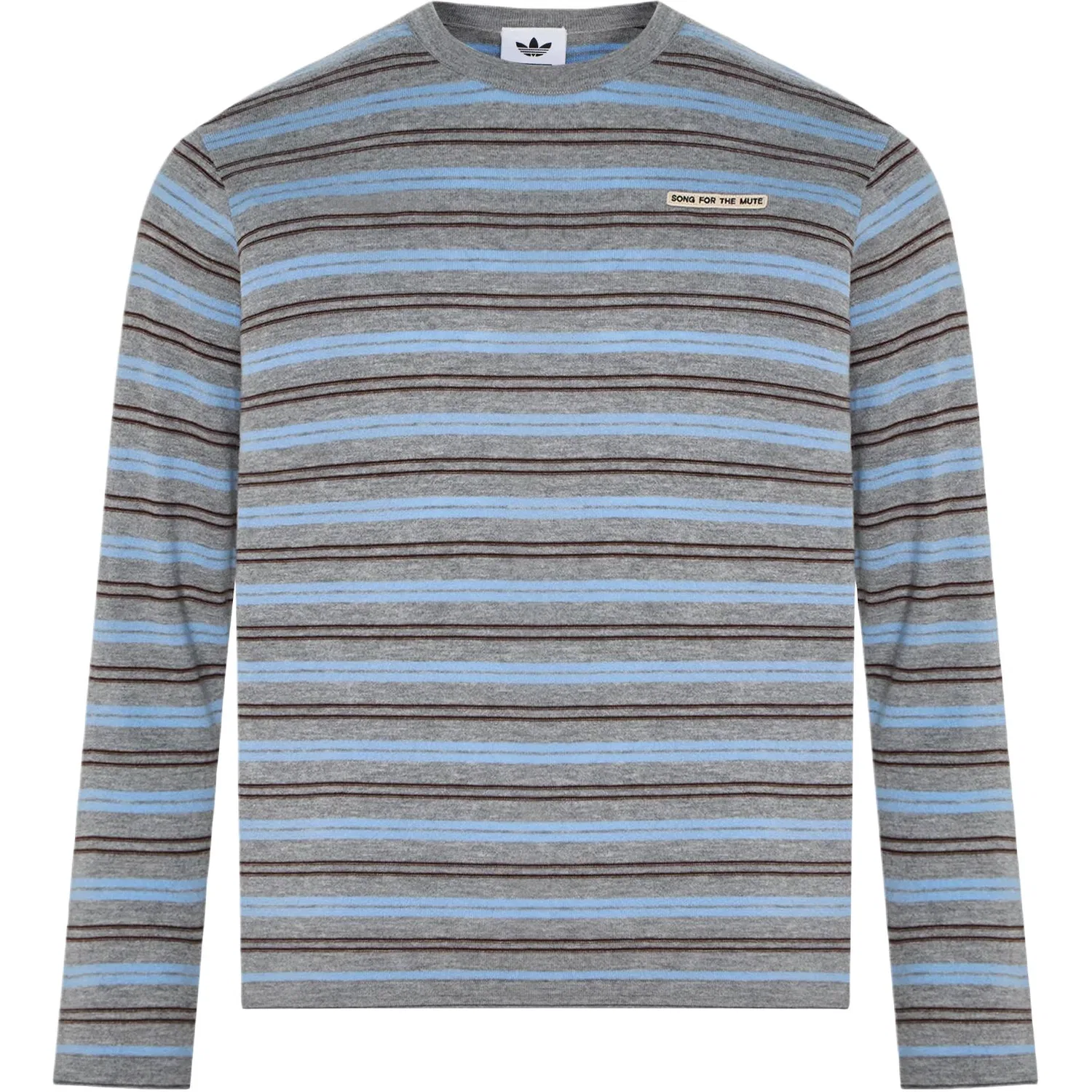 Детская футболка с принтом Adidas Originals X SONG FOR THE MUTE, Blue/Gray