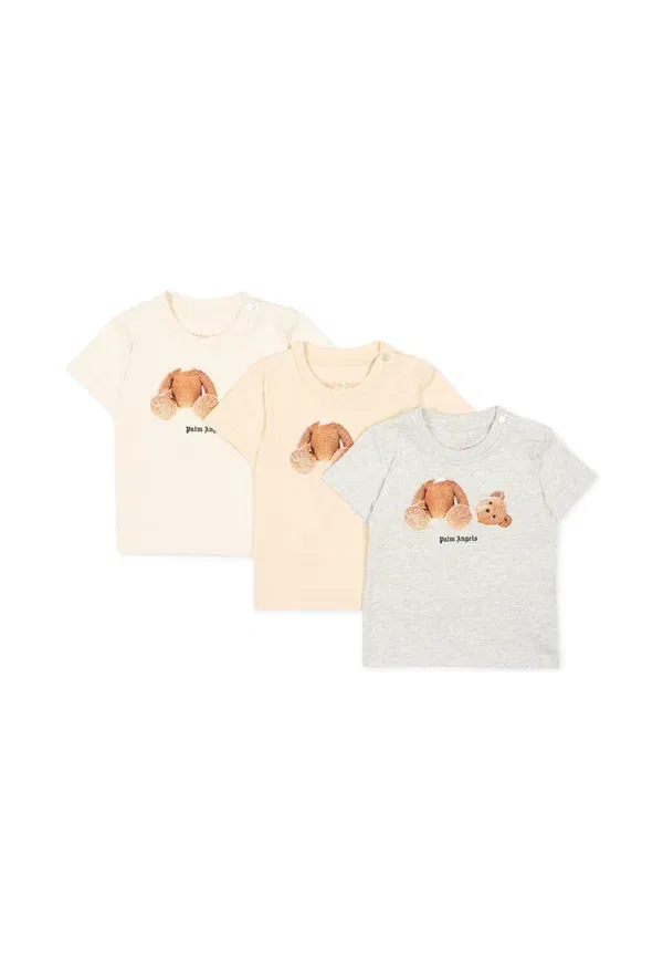 Комплект из 3 футболок с принтом животных Palm Angels, Multi-coloured, мультиколор