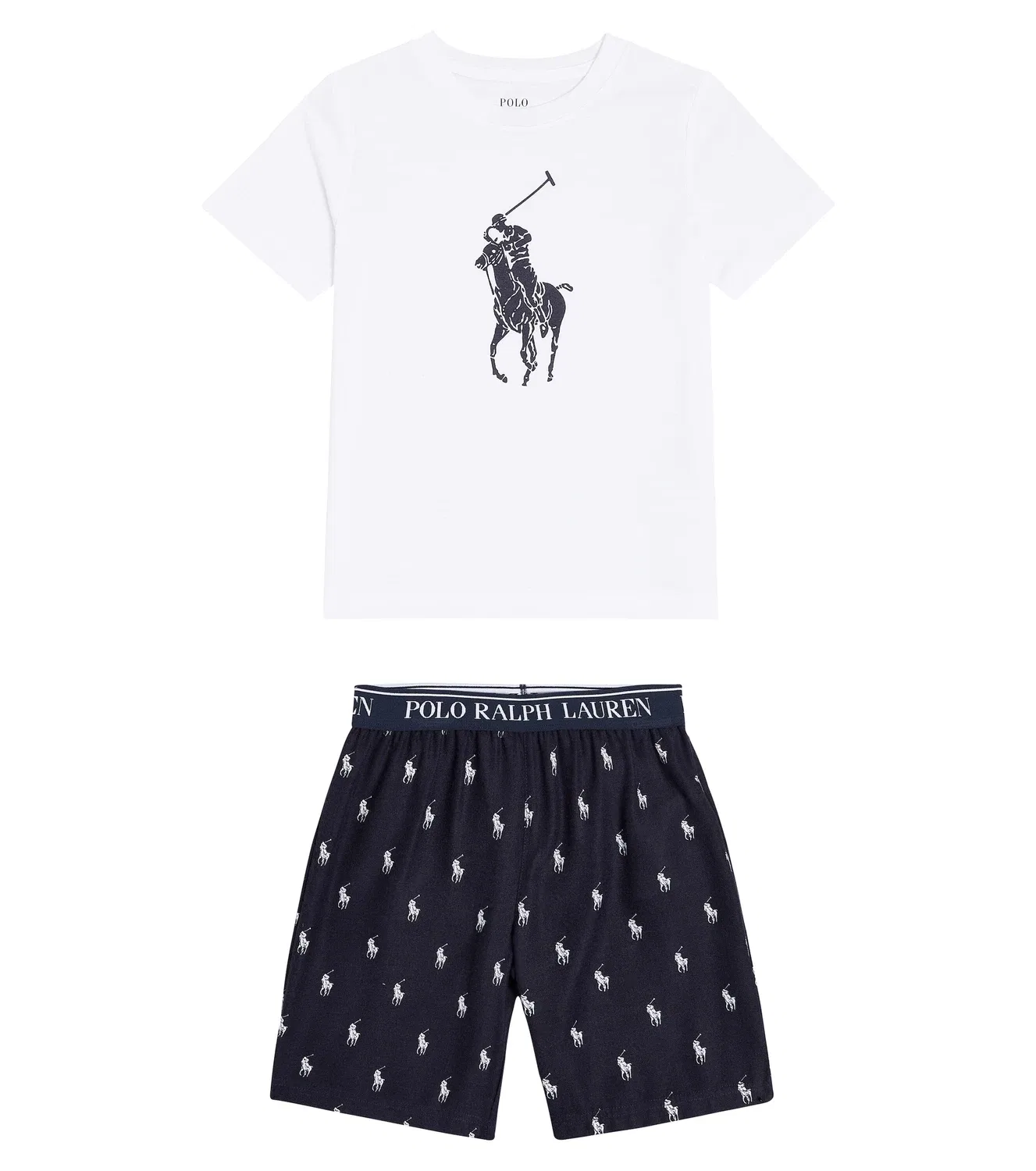 Комплект пижам из джерси Polo Ralph Lauren Kids, синий