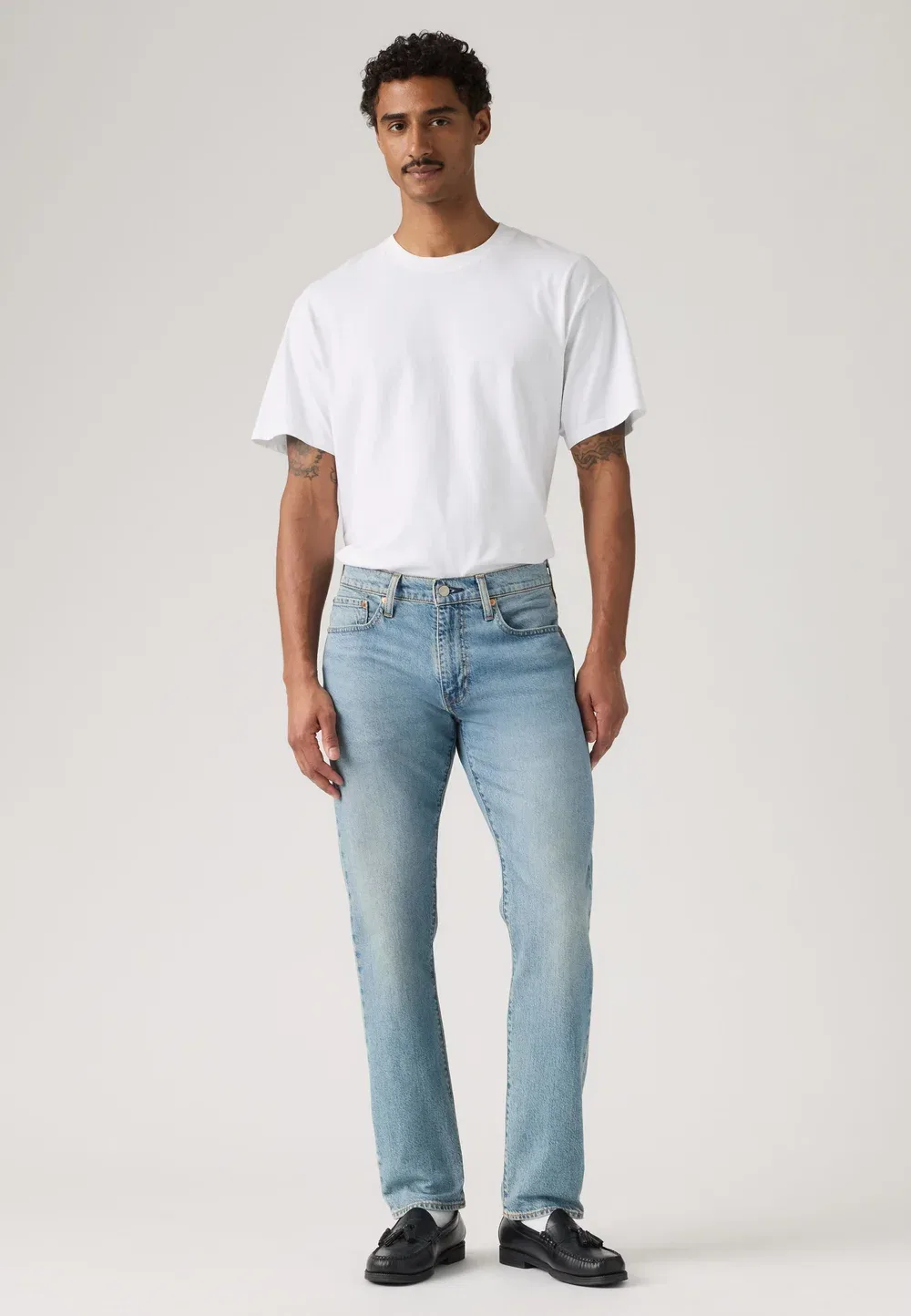 502 зауженный крой - джинсы зауженного силуэта Levi'S, Just Say Hi — фото 4
