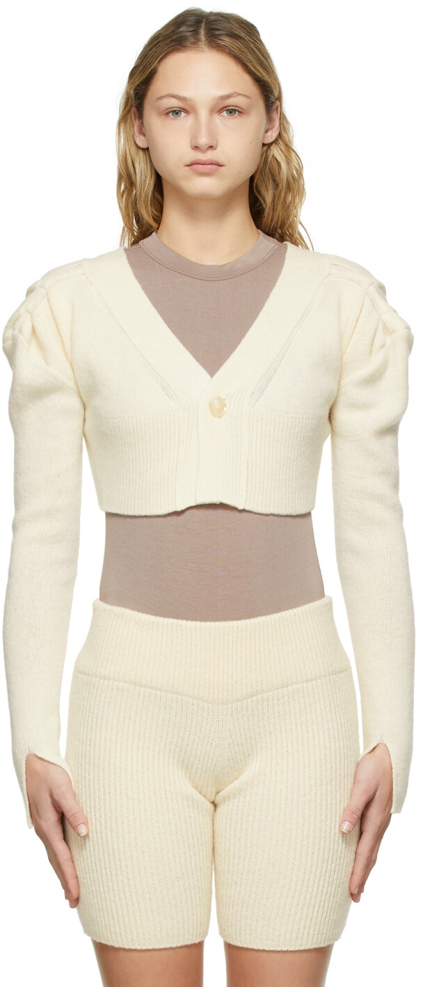 

Кардиган-болеро Off-White determ;, Серый, Кардиган-болеро Off-White determ;