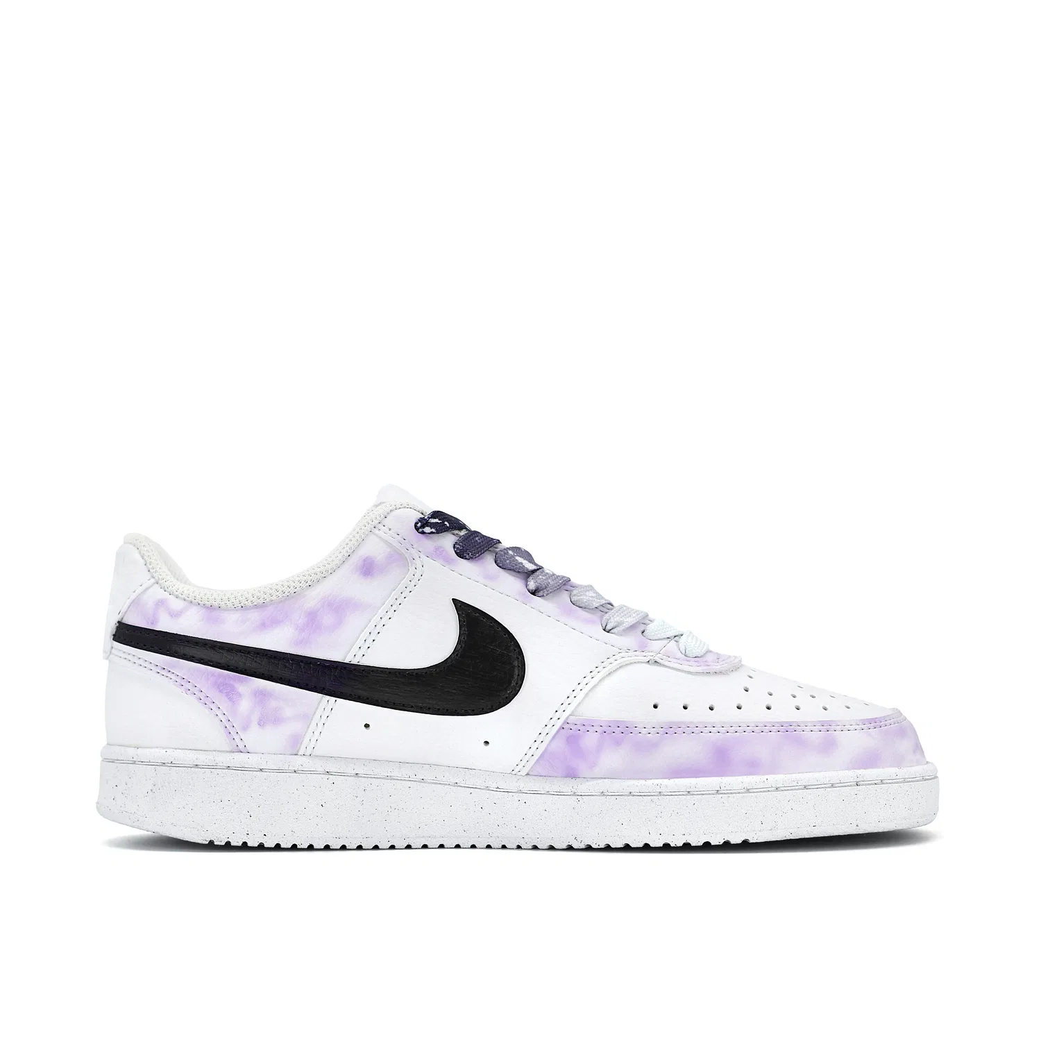 Детские кроссовки для скейтбординга с принтом Nike, White Purple — фото 4