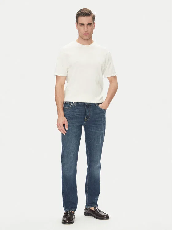 Футболка regular fit Supima Calvin Klein, кремовый — фото 2