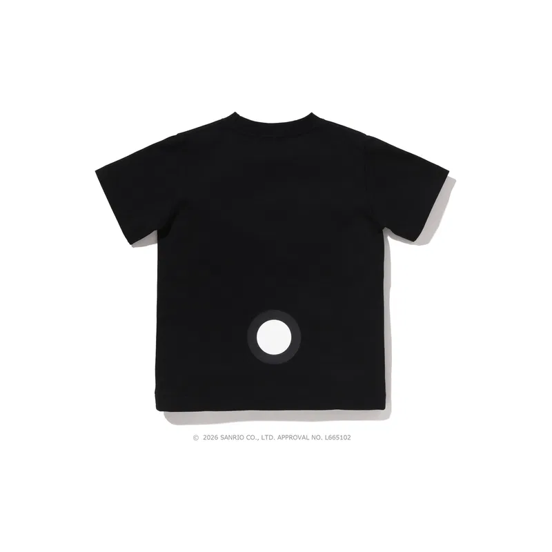 Футболка с коротким рукавом для детей, A BATHING APE, Black — фото 3